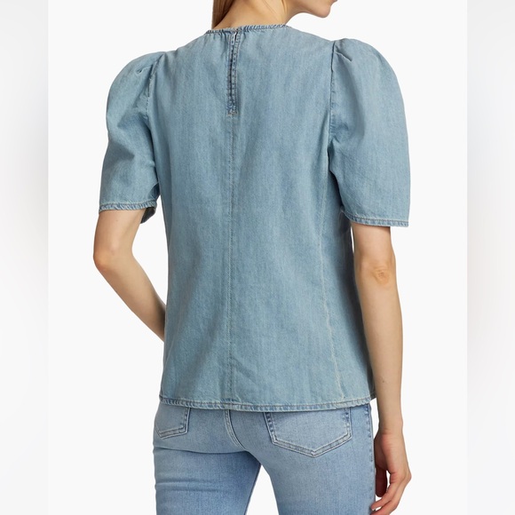 BNWT! Frame Denim Sonder Top SZ. L - Picture 4 of 9